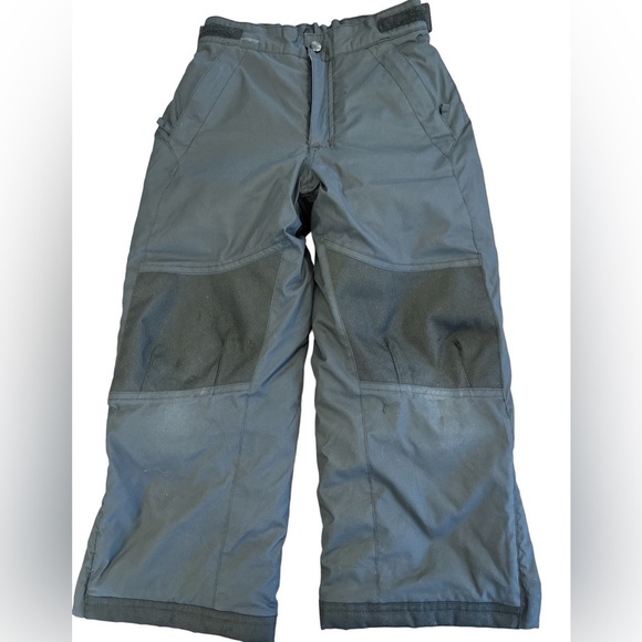 L.L.Bean Youth Snow Pants. Black Excellent Reenforced Knees and Bottom‎ Sz 5-6 - Picture 1 of 4
